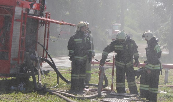 Грузовик с сахаром сгорел в Воронежской области.
