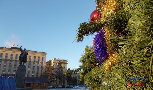 Воронежцы смогут организовать свой праздник на Новый год на площади Ленина.