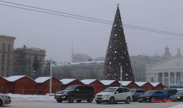 Площадь Ленина 30 декабря 2014 года.