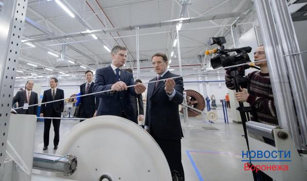 В Воронеже открыли завод по производству волоконно-оптического кабеля.