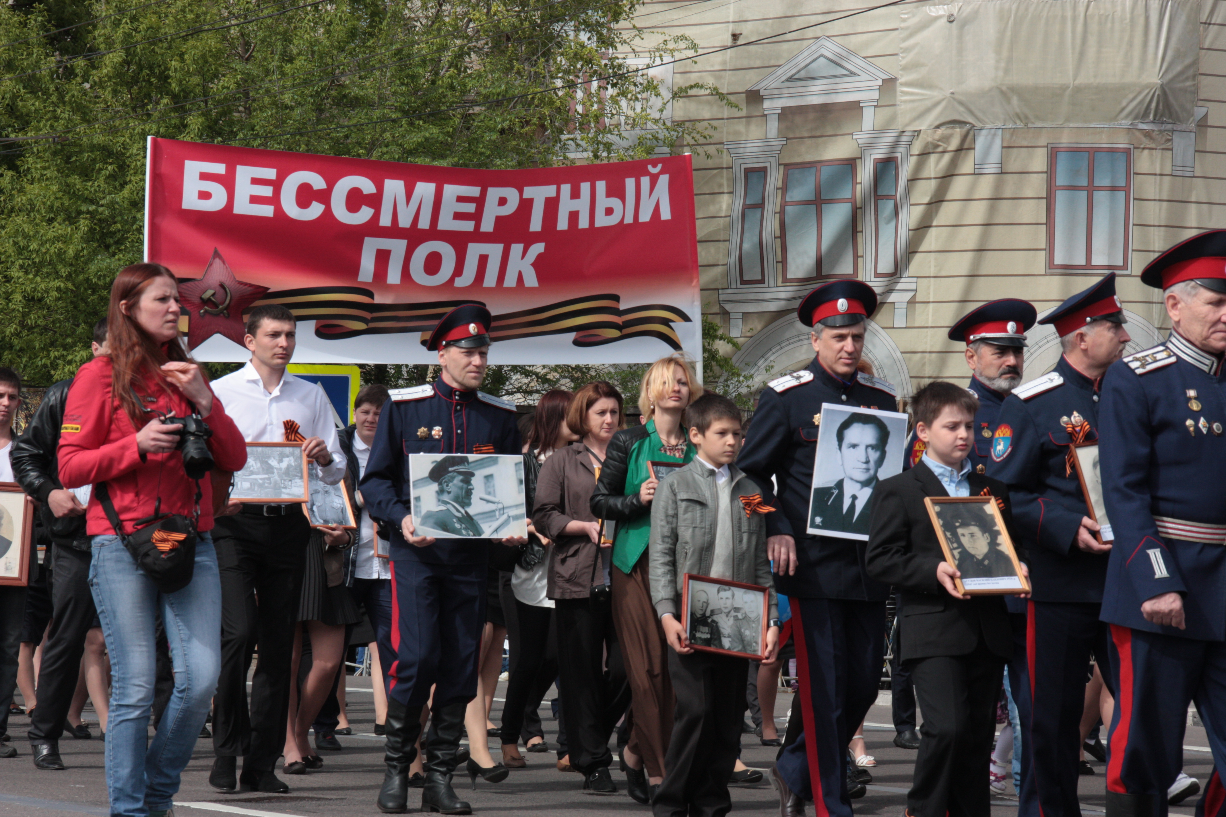 Бессмертный полк воронеж фото