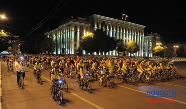 Воронежцы проехали на велосипедах 25 километров.