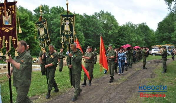Останки бойцов перезахоронили.