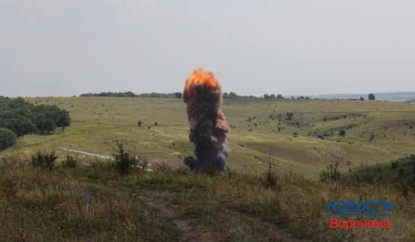 Снаряды взорвали в Воронежской области.