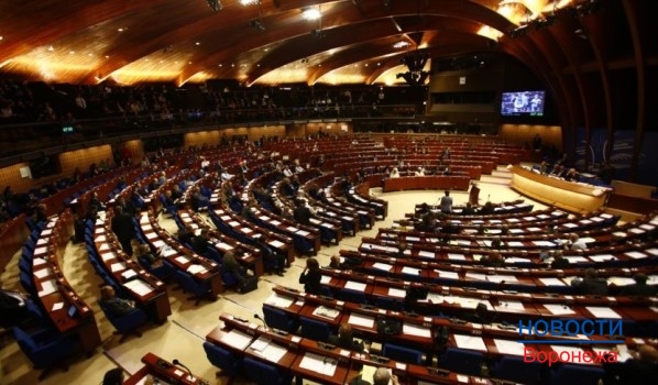 Зал заседаний Парламентской ассамблеи Совета Европы.