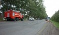 На месте аварии работали спасатели.