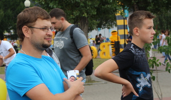 Воронежцы слушают о новшествах в Билайне.