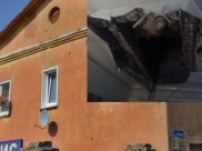 В квартире обрушился потолок.