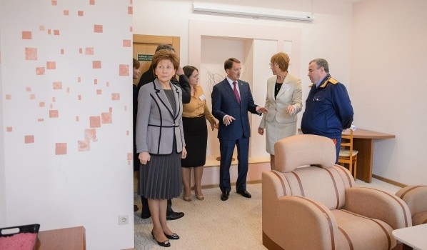 Галина Карелова и Алексей Гордеев посетили Центр.