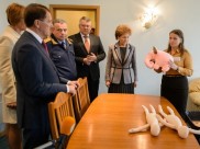 Галина Карелова и Алексей Гордеев посетили Центр.