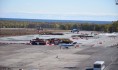 В аэропорту реконструируют перрон.