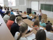 Первый географический диктант в Воронеже.