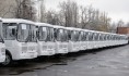 Новые автобусы на газомоторном топливе.