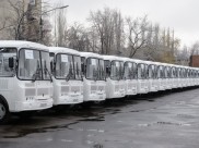 Новые автобусы на газомоторном топливе.