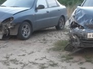 Мужчина разбил пять авто.