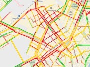 Центр города стал в пробках.