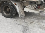 Столкнулись три фуры.