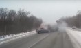 Смертельное ДТП попало в объектив видеокамеры.