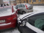 Столкнулись 5 авто.