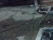 Мужчина врезался в столб.