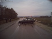 Две легковушки столкнулись в Воронежской области.