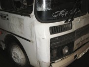 Автобус, сбивший девушку.