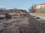 В Воронеже приступили к ремонту дорог.