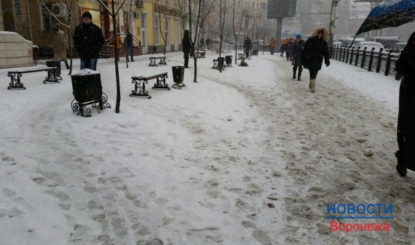 В Воронеж возвращается зима.
