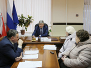 Мэр провел прием горожан.
