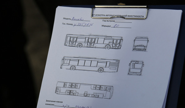 В Воронеже проверили автобусы.