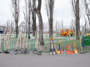В Воронеже прошел субботник.