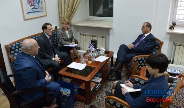 Встреча губернатора с израильским послом.