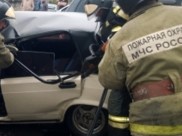Спасатели работали на месте ЧП.