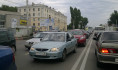Пробки сковали движение в Воронеже.