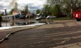 Загорелась цистерна с газом.