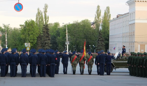 Репетиция парада Победы в 2016 году.