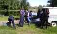 Тело мальчика утром достали из реки.