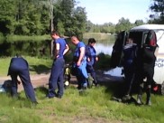 Тело мальчика утром достали из реки.