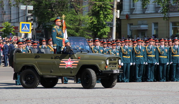 Парад Победы в Воронеже.