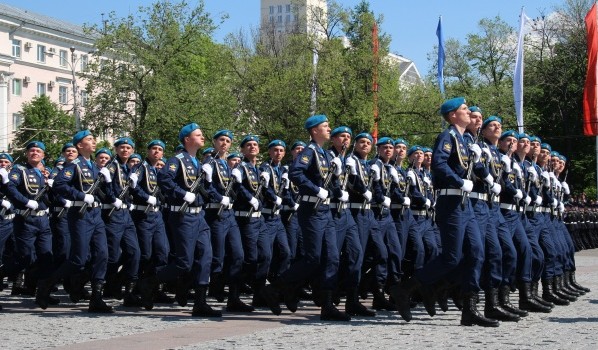 Парад Победы в Воронеже.