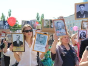 «Бессмертный полк» на улицах Воронежа.