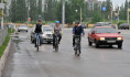 Воронежские чиновники поехали на работу на велосипедах.