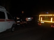 Иномарка попала в аварию.