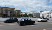 Один из самых известных объектов - дом на Площади Ленина, 6.