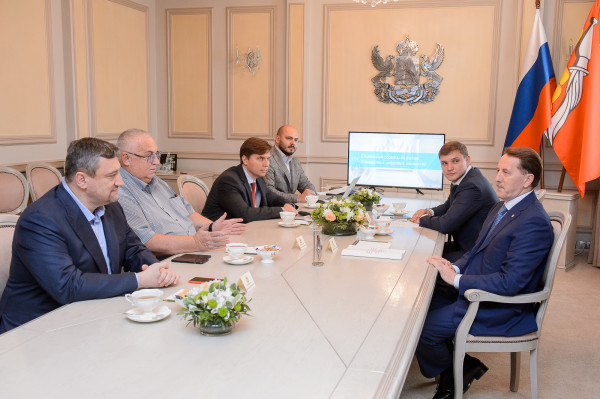 Встреча в правительстве Воронежской области.