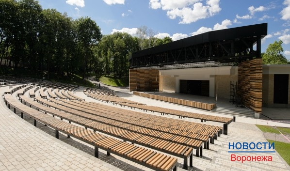 Обновленный Зеленый театр в парке «Динамо».