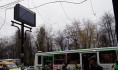 Табло, по задумке, должны были показывать время прибытия автобуса.