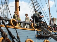 На борту корабля-музея сняли сцены сериала про Екатерину Великую.