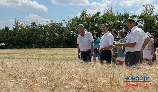Губернатор посетил крестьянско-фермерское хозяйство.