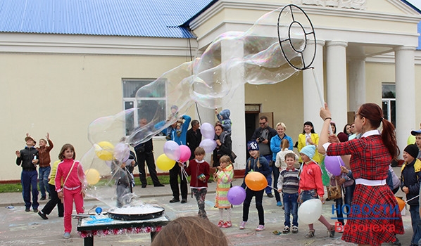 На День города в Воронеже будут запускать мыльные пузыри.